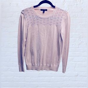 Banana Republic Forever Yoke Crew Neck Sweater, Size Medium